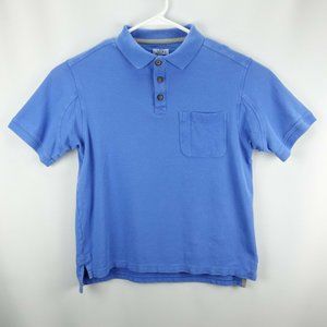 Duluth Trading Co. Men's Polo Shirt Blue 100% Cotton Size M